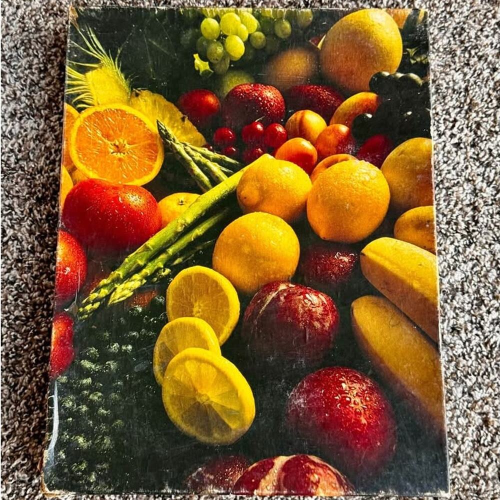 Vintage Springbok “Fruition of Fanciful Facts” Jigsaw Puzzle Fruit Over 500 Piec